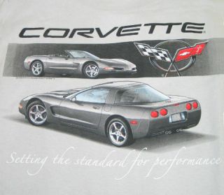 Corvette C5 Set the Standard T shirt Gray