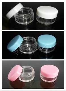 10pcs 5 Gram Cosmetic Empty Jar Pot Sample Makeup Face Cream Travel 