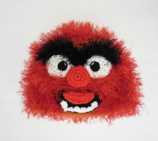 ANIMAL ~ Sesame Street Beanie Hat Crocheted