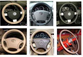   Steering Wheel Cover Wheelskins   Custom Fit You Pick the Color