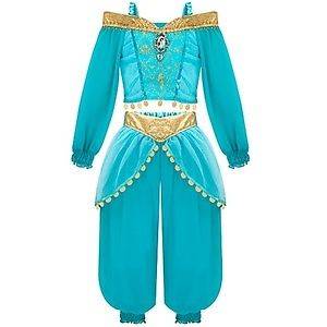  Princess Jasmine Costume For Halloween Youth Size 2/3/4/5 