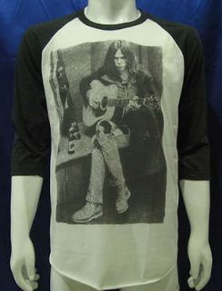 Neil Young Music Hard Rock Vintage Re Printed Jersey T Shirt Mens XL