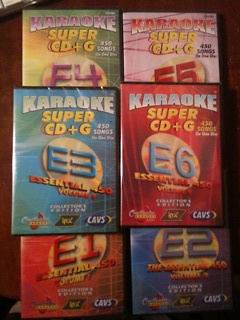 Chartbuster Karaoke Super CDGs Vol 1 6 2700 Songs SCDG 4 Cavs Players 