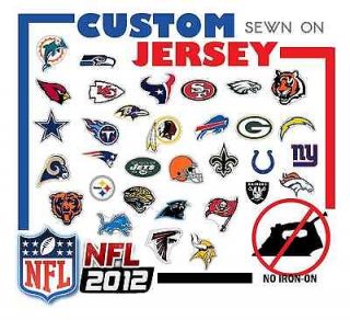 Make Your Own 2012 Custom Made Elite NFL Jersey Personalized 