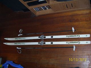 Asnes Cross Country Snow Skis and Poles