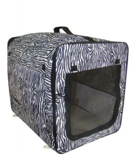 Dog Cat Pet Bed House Soft Carrier Crate Cage w/Case XZ