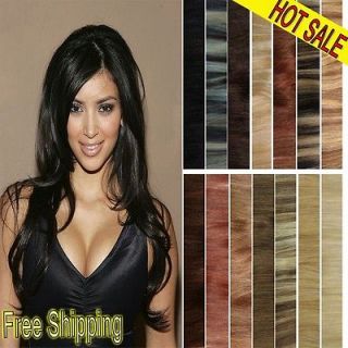 on sale 16 9pcs 100g full head clip in indian remy human hair 