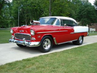 Chevrolet  Bel Air/150/210 Red/White 1955 CHEVROLET BEL AIR Sport 