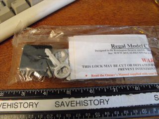 Regal Model CL10 Cable Lock Fits Remington rifles and others, New in 