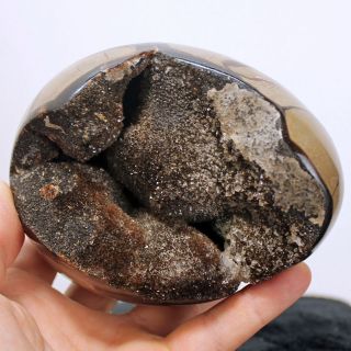 24’’ Dragon Septarian Stone Geode Crystal Egg Sphere 3.14 Lbs 