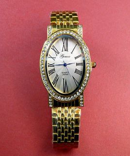   Purchase Genoa 18k YG IP Austrian Crystal Designer Inspired Watch