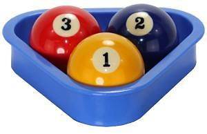New 3 Ball Pool Table Game Rack   Billiards Party Cue Game Accessory 