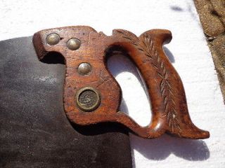 ANTIQUE SUPERIOR HANDSAW HAND SAW FANCY HANDLE NICELY CARED FOR