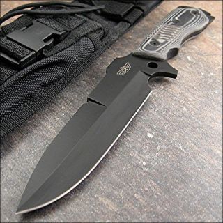   Duty Tactical Fixed Blade Black Micarta Handles Knife Brand NEW in BOX