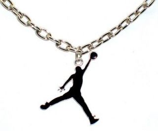 New Air Black Jordan Pendant Chain Necklace
