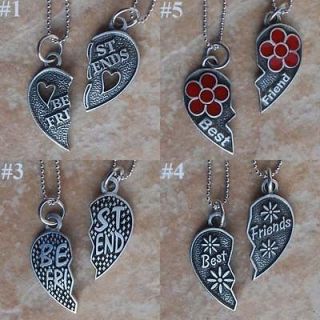 split heart necklace in Necklaces & Pendants
