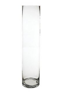Glass Cylinder Vases H 24 (6pcs)   Wedding Centerpieces Cylinder 