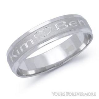 Personalized 14K / Stainless Steel Name / Promise Ring