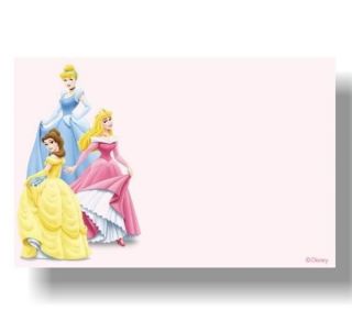Disney Princess Personalized Thank You Note Cards