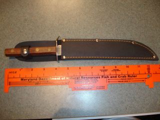Collectible Haver Hills Mitsuboshi Fishing Knife With Sheath Made In 