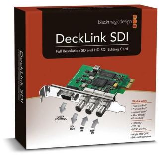   Design DeckLink Studio 2 SD/HD Video PCI Express Capture Card