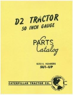 Caterpillar D2 Diesel Parts Book Catalog 5U1 UP