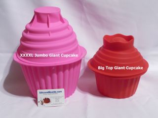   XXXXL Jumbo GIANT Cupcake Mold Silicone Bakeware Cake Mould Pan