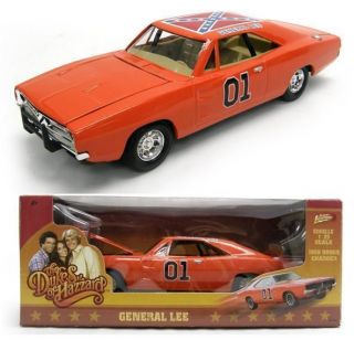 THE DUKES OF HAZZARD *#01 GENERAL LEE* Diecast Metal Toy Car *8 INCHES 