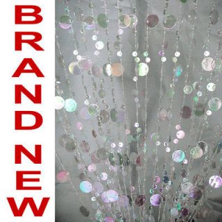 New Crystal Champagne Bubbles Beaded Door Curtain