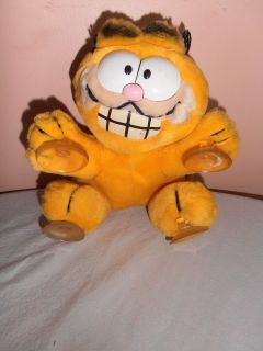 1978 VINTAGE GARFIELD THE CAT BY DAKIN W/SUCTION CUPS FOR WINDOWS 