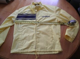 Goodyear Vintage Yellow Racing jacket cotton Medium CLASSIC NICE