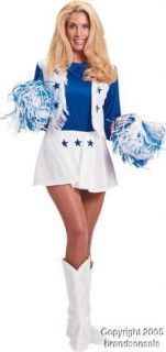 Adult Dallas Cowboys Cheerleader Halloween Costume Sm