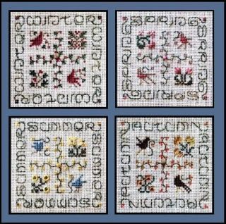 Small Seasons Cross Stitch Pattern by THE DRAWN THREAD
