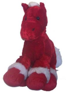 Dandee Dan Dee Red Horse Plush Toy