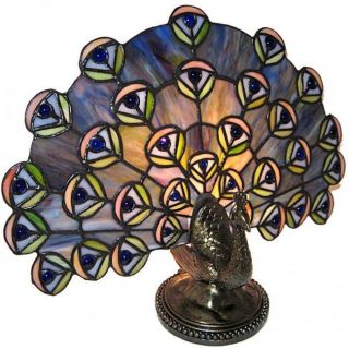 tiffany lamp peacock