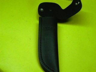 BLACK LEATHER SHEATH FOR BUCK SPECIAL KNIFE BU119S