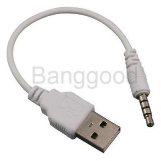 USB Data Charger Sync Cable to 3.5mm Audio Jack Cord for iPod Shuffle 