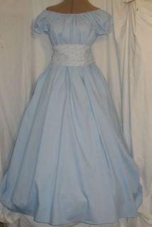 CIVIL WAR SOUTHERN BABY BLUE CHEMISE GOWN DAY DRESS