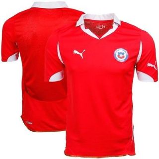 CHILE TEAM PUMA RED BRAND NEW SOCCER JERSEY SIZES MEDIUM AND LARGE 