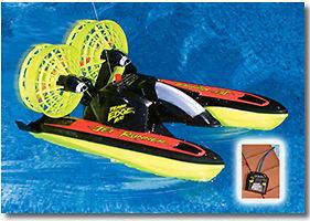 Swimming Pool Jet Runner RC Remote Control Fan Boat