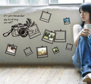   Photo Frame Wall Stickers Decals Wallpaper Art Removable Home Decor