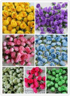   Roses Heads Artificial Flowers For Wedding Favors Decor Wholesale Lots