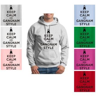 Keep Calm and Gangnam Style YOUTH Hoodie Sweatshirt PSY kpop Oppa 
