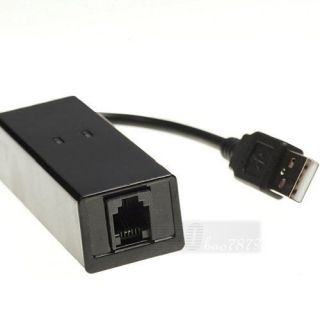 Black External 56K V9.0/V9.2 USB Dial Up Voice Fax Data Modem