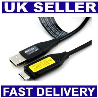USB Charger Data Cable PC Photo Transfer Lead for Samsung ST61 SL105 
