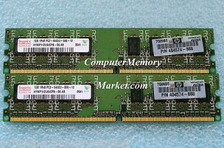 1GB  2GB PC2 6400 (800) DDR2 240 Pin Non ECC By HYNIX Numbers 