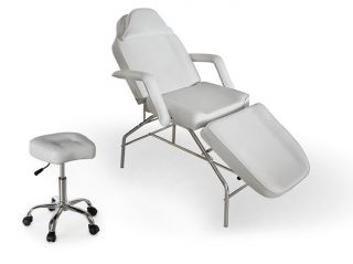 Tattoo Spa Salon Facial Bed Beauty Massage Table Chair With Stool 