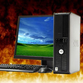   Computer System with 17 LCD   Windows XP   4 GB Ram   Fast Fresh Dell