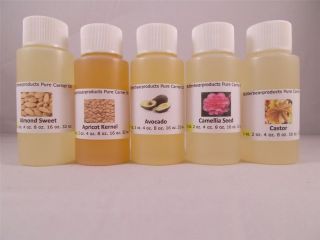 16 oz Carrier Oils 100% Pure You Pick Out Of 30 Great Oils FREE 