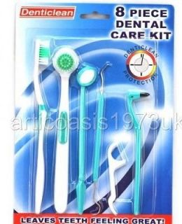   pc Dentist Pick Brush Mirror Floss Teeth Dental Mouth Tooth Check Care